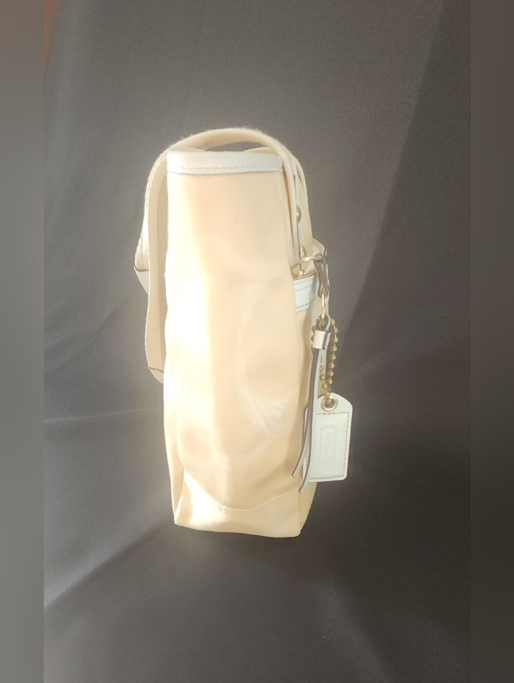 Coach Hampton Signature Jacquard Tote in Khaki - Picture 9 of 16